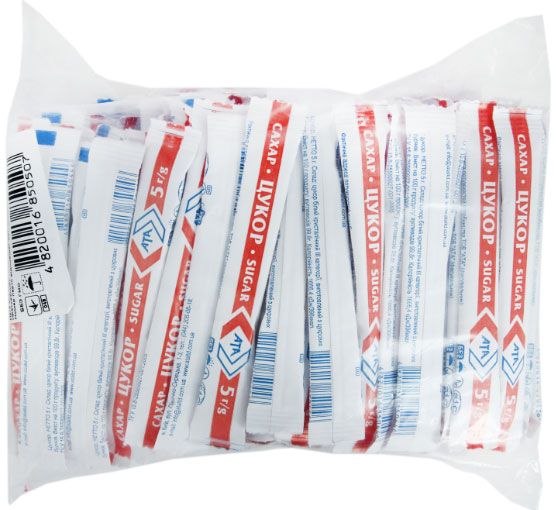 Сахар белый стик 100 шт. 500 г АТА (1040) 