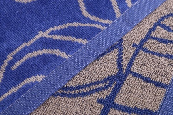 Полотенце пляжное Mundotextil Modern 86х160 см фиолетово-бежевый 