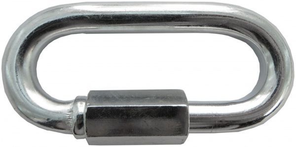 Карабин винтовой оцинкованный 16 мм