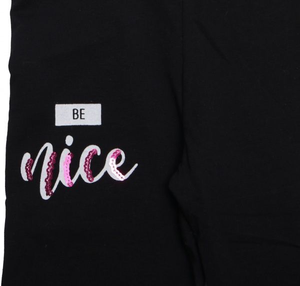 Леггинсы ALG для девочек 720761 р.152 черный с розовым 