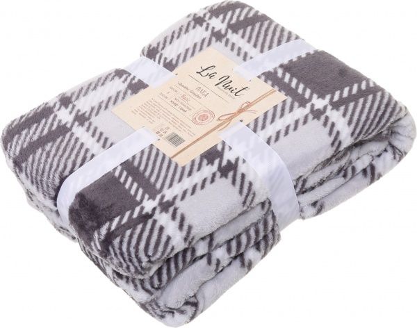 Плед GreyZen 220x200 см сірий La Nuit 