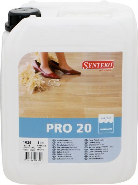 Лак паркетный PRO 20 SYNTEKO мат 5 л