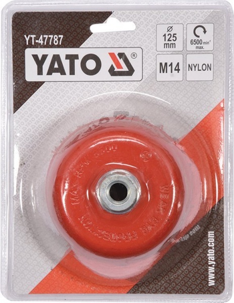 Щетка торцевая 125 мм YATO YT-47787