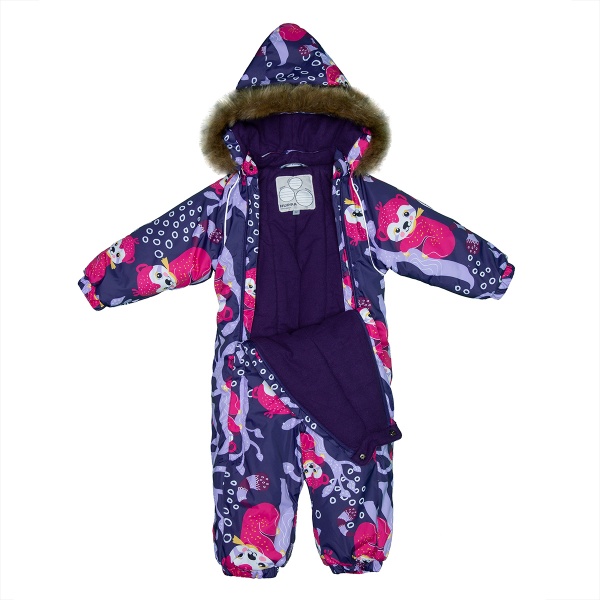 Комбінезон для хлопчика HUPPA Keira р.68 темно-ліловий 31920030-93473-068 