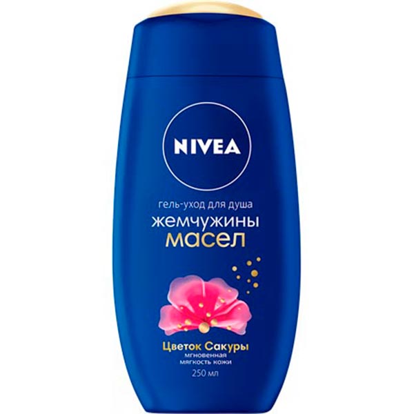 Крем-гель для душу Nivea Перлини олій Квітка сакури 250 мл