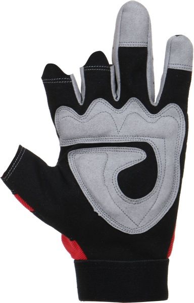 Перчатки Lahti Pro защитные без 3 пальцев с покрытием микрофибра XL (10) L