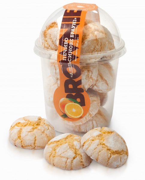 Печенье Кулиничі Апельсиновые брауни 154 г 