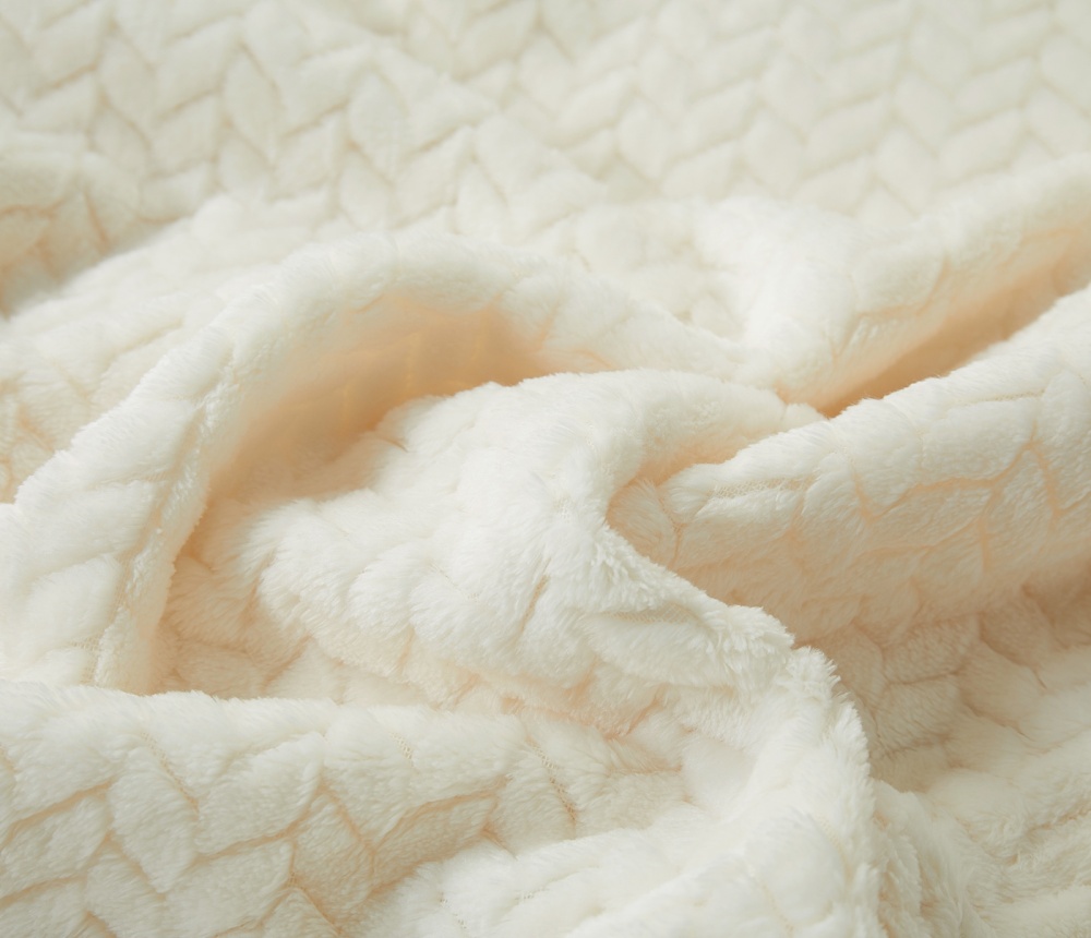 Плед Embossed Leon 160x200 см белый La Nuit