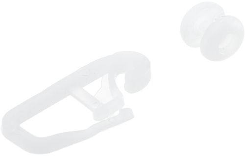 Крючки ОМиС роликовые для U-шины 10 шт. наборной белый 