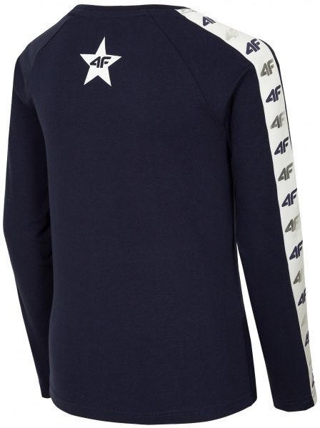Футболка 4F HJZ19-JTSDL002-30S 128 темно-синий