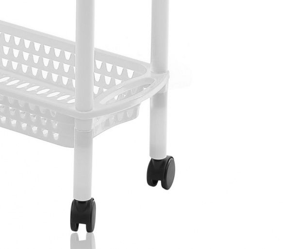 Этажерка пластиковая Heidrun 1562 Baskets 3 яруса 610x180x600 мм белый