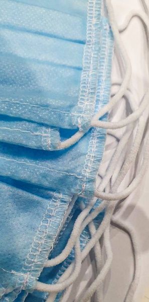 Маска 3-х слойная нестерильная на резинках 10 шт. М10