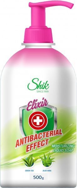 Мило рідке Шик Elixir Antibacterial Effect Зволоження 500 мл 500 г 1 шт./уп.