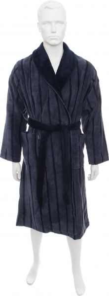 Халат чоловічий Vandyck Vigo р. М синій із чорним 