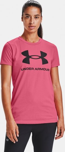 Футболка Under Armour Live Sportstyle Graphic SSC 1356305-668 L розовый