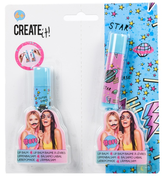 Набор детской декоративной косметики CREATE IT! 2 бальзама для губ в ассортименте
