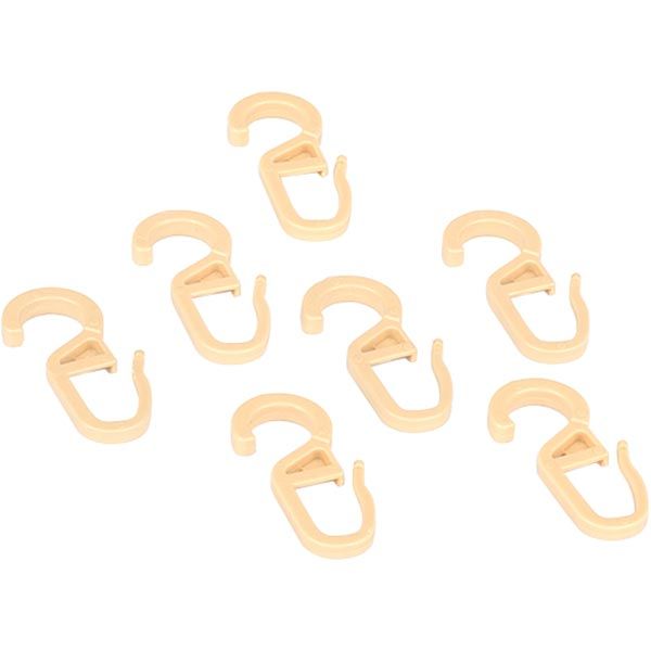 Комплект крючков Дельфа СФ28.5.01.28.010 бежевые 10 шт