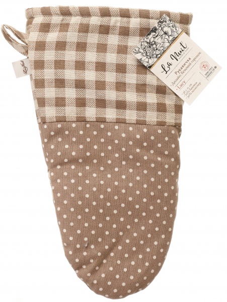 Рукавиця Lucy горошок 21x36 см бежевий La Nuit 