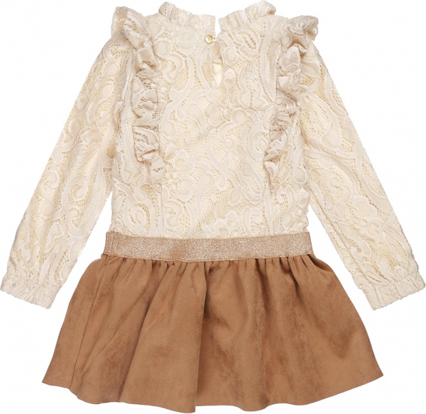 Платье Koko Noko с кружевом U44902-37 р.98 бежевый U44902-37 