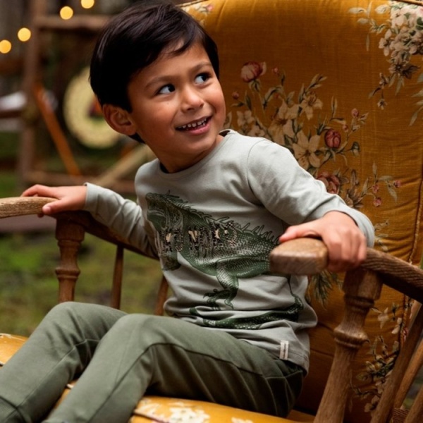 Кофта для мальчика Koko Noko р.134 зеленый U44860-37 