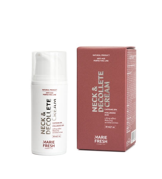 Крем-лифтинг для лица день-ночь Marie Fresh Крем-лифтинг для зоны декольте с кофеиновым комплексом 30 мл 30 мл30 г