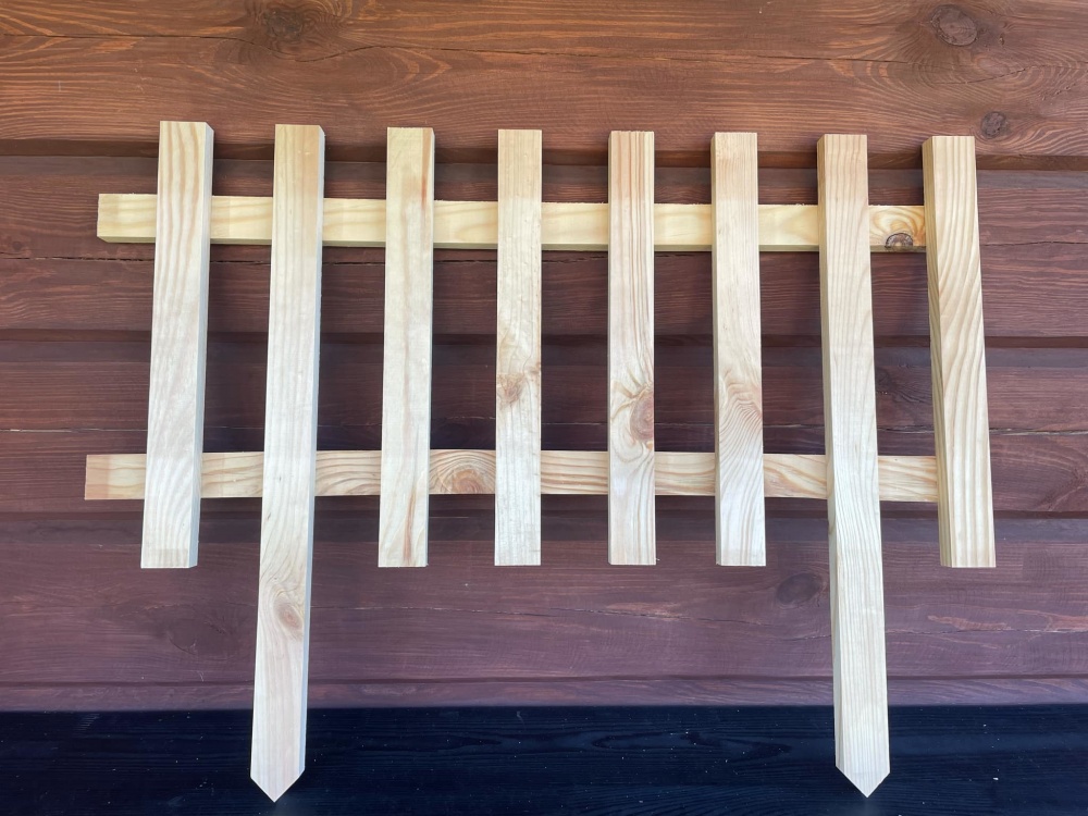 Декоративное ограждение для клумб 820х600 мм