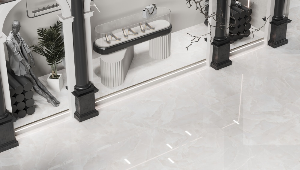 Плитка Lunaria Silver F P R Somat 60х120 см (2 сорт)