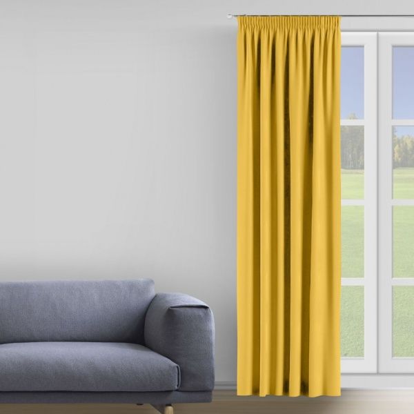 Штора Moda 200х285 см желтый Decora