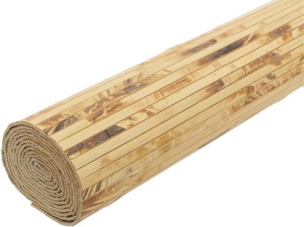 Обои бамбуковые LZ-0802С  7,5 мм 0,9 м опаленные светлые