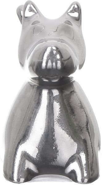 Підставка для прикрас Собака 7 см платиновий