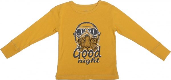 Пижама для мальчиков Фламинго р.104 черный с желтым 257-1005 