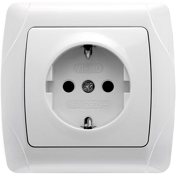 Розетка Viko Carmen 25.07.0050 белая