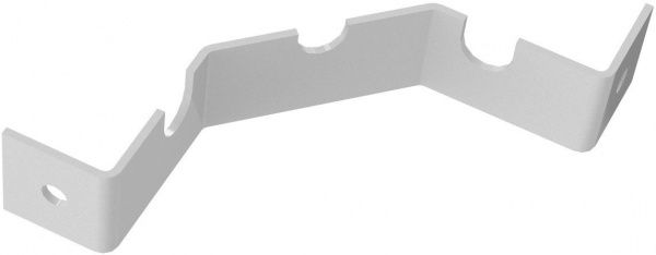 Кронштейн до гардеробної системи Kolchuga 173 мм для кутової полички білий