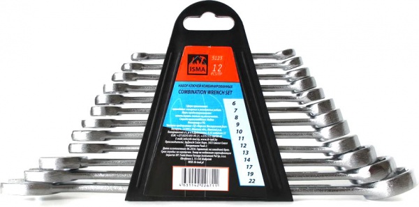 Набор ключей комбинированных ISMA IS-5123