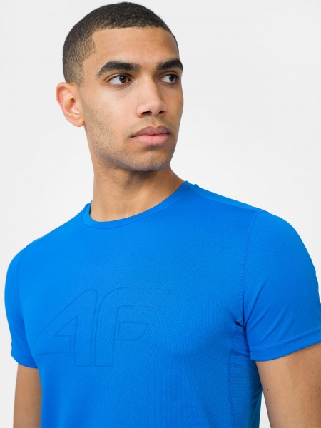 Футболка 4F TSHIRT FNK M384 4FSS23TFTSM384-33S р.M блакитний