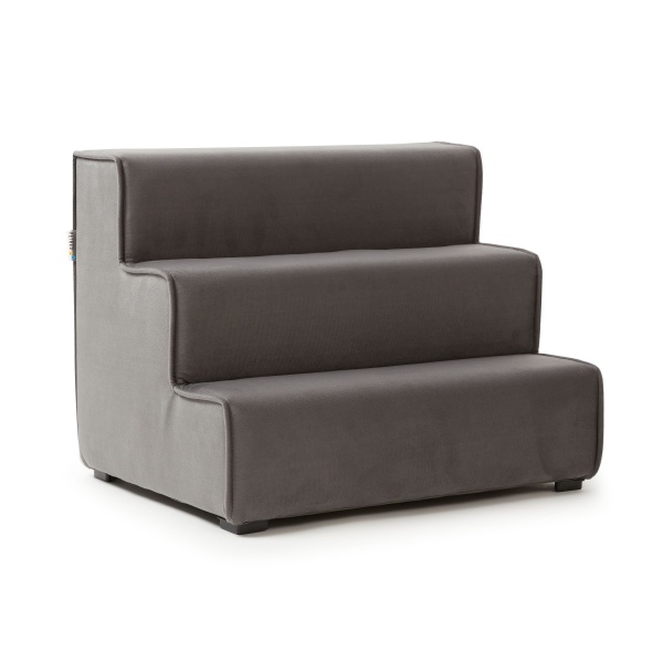 Пандус-ступени PETBED Velor 55x42x42 см темно-серый