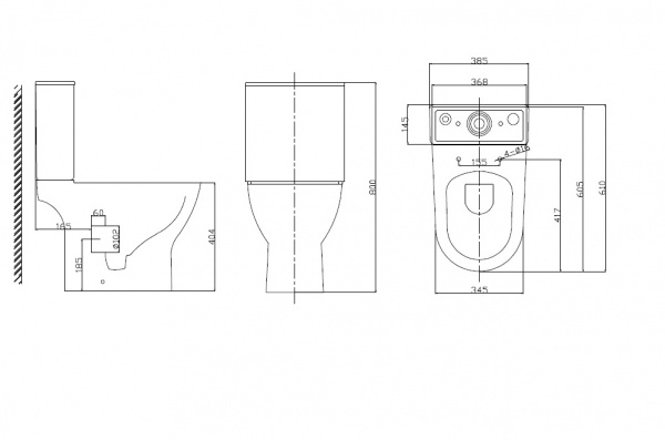 Унитаз-компакт Mixxen ADMIRAL MXMD0691