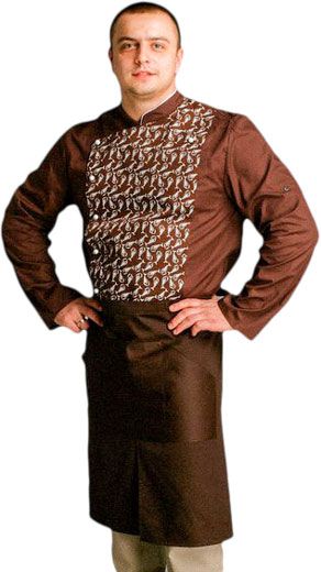 Костюм кухаря Lux-Form 0045 Карась р. 48 коричневий