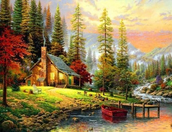 Набір для творчості зі стразами на підрамнику Weekend 40x50 см Діамантові ручки 