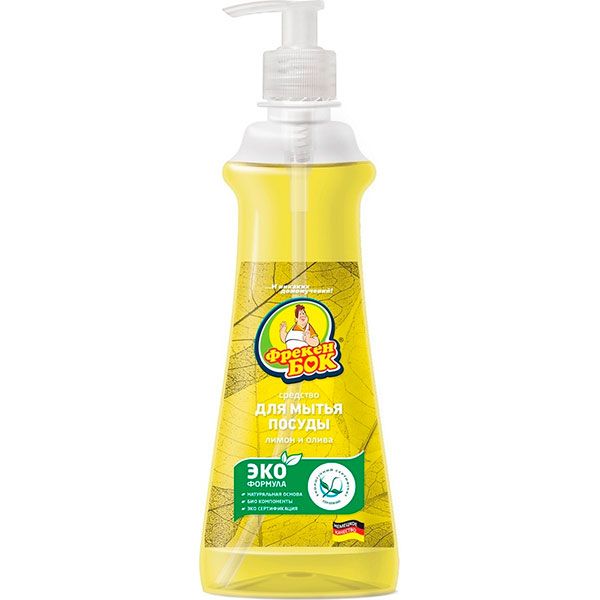 Средство для ручного мытья посуды Фрекен Бок Лимон и олива 1л