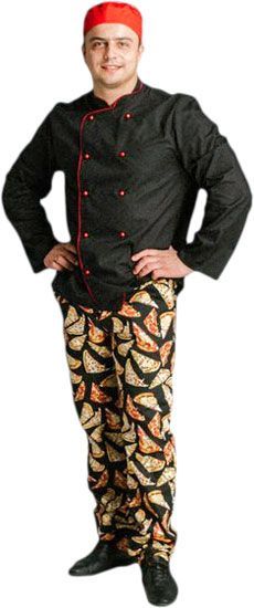 Шапка кухаря Lux-Form 1420 Табл р. універсальний червоний