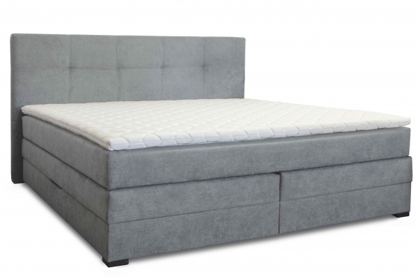 Кровать Мебель Прогресс ДЖИП 160x200 см светло-серый 