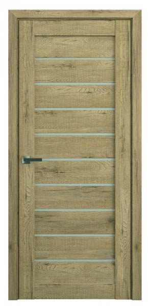 Дверне полотно Dverona 502 ПГ 600 мм дуб античний 