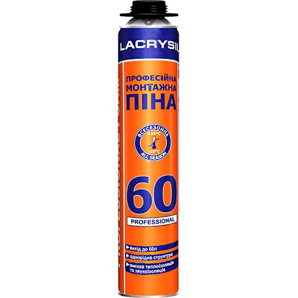 Пена монтажная Lacrysil профессиональная 750 мл