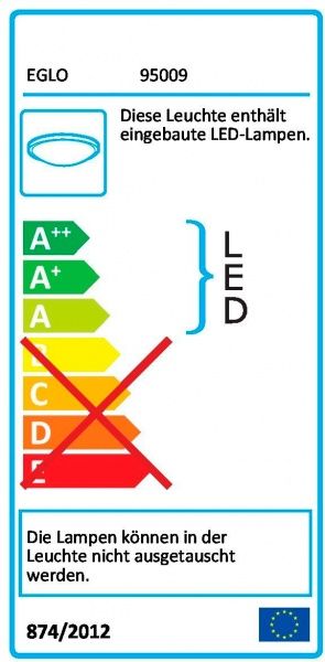 Люстра светодиодная Eglo Mosiano 95009 1x3,3 Вт опал белый 
