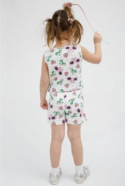 Напівкомбінезон для дівчаток Luna Kids Flamingo р.104-110 мульті №0031/16197 