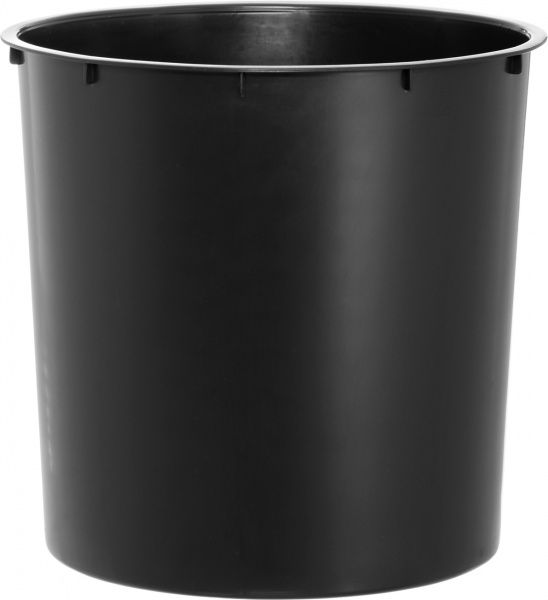 Горшок пластиковый Lamela Лилия круглый 51,3л кремовый/черный 