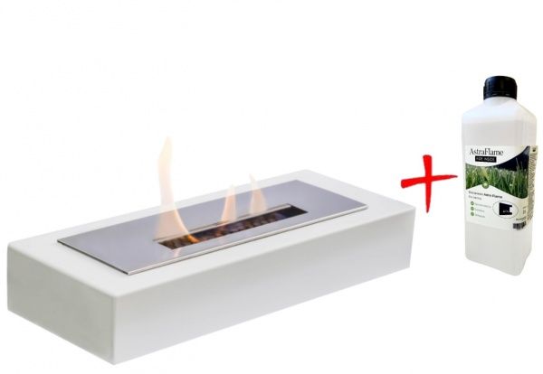 Біокамін FOCO FIRE 60х355х180 мм білий