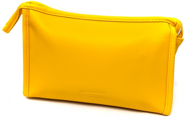 Косметичка класична 24х14х8 см жовтий