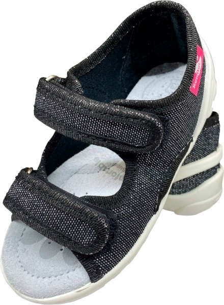 Сандалии для мальчиков RenBut текстильные с профилированной стелькой р.20 черный 13-112NP-0825L-20 